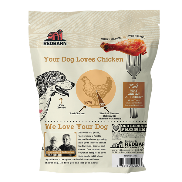 Redbarn Air Dried Chicken Recipe Dog Food