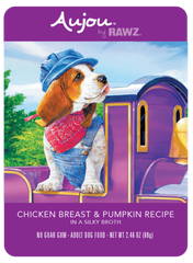 Rawz Aujou Chicken Breast & Pumpkin Pouch Dog Food