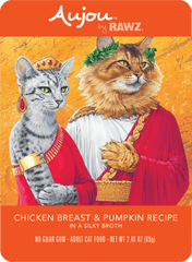 Rawz Aujou Chicken Breast & Pumpkin Pouch Cat Food
