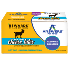 Answers Rewards Goat Cheese Bites Blueberry Raw Dog & Cat Treats