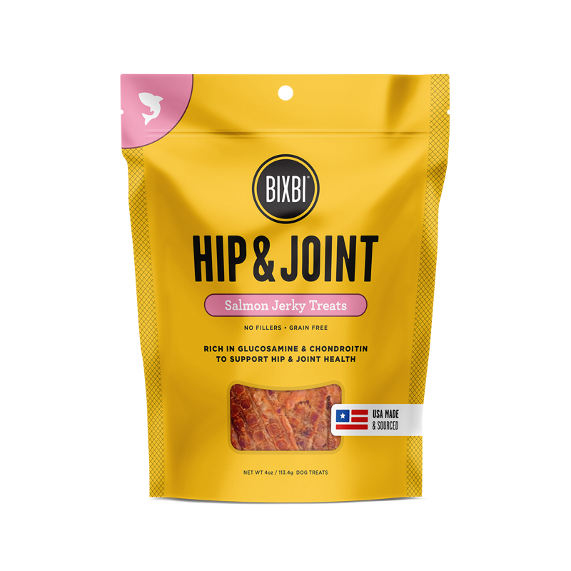 Bixbi Hip & Joint Jerky Salmon Dog Treats