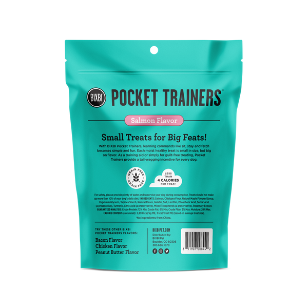 Bixbi Pocket Trainers Salmon Flavor Dog Treats