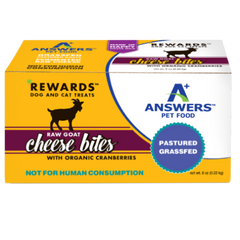 Answers Rewards Goat Cheese Bites Cranberry Raw Dog & Cat Treats