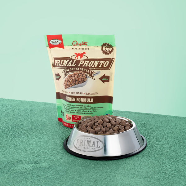 Primal Pronto Chicken Frozen Dog Food