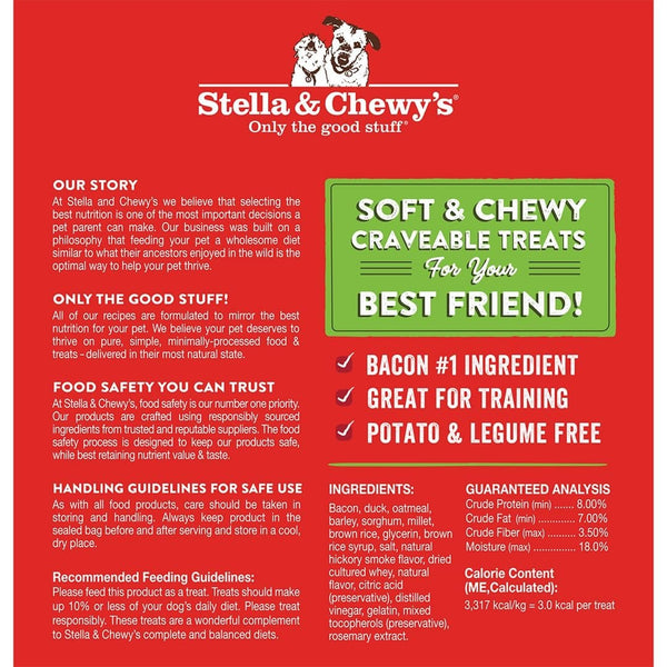 Stella & Chewy's Crav'n Bac'n Bites Bacon & Duck Recipe Dog Treats