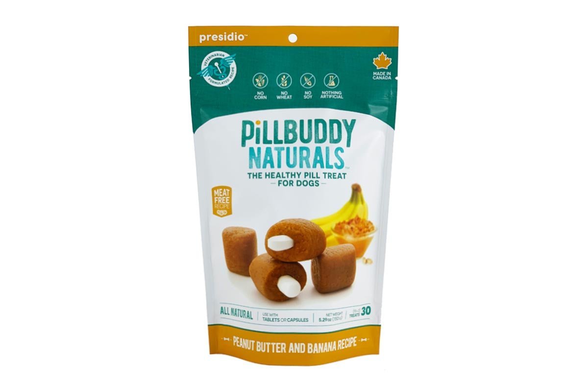 Pill Buddy Naturals Pill Hiding Peanut Butter & Banana Dog Treats