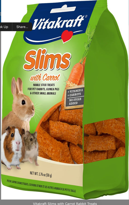 Vitakraft Slims with Carrots Rabbit Treats