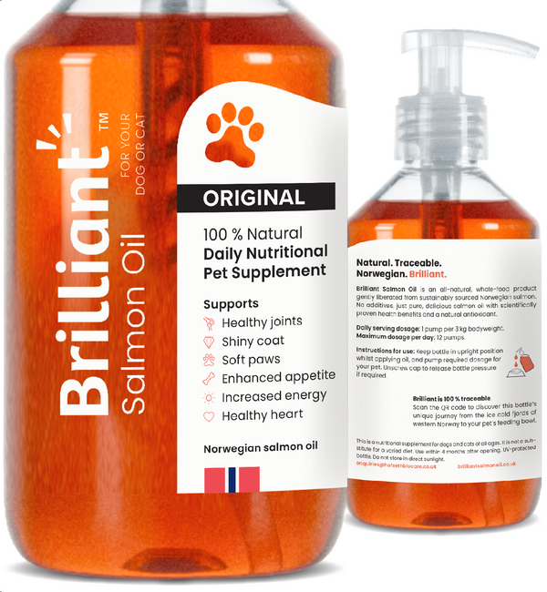 Brilliant Salmon Oil Pet Supplement