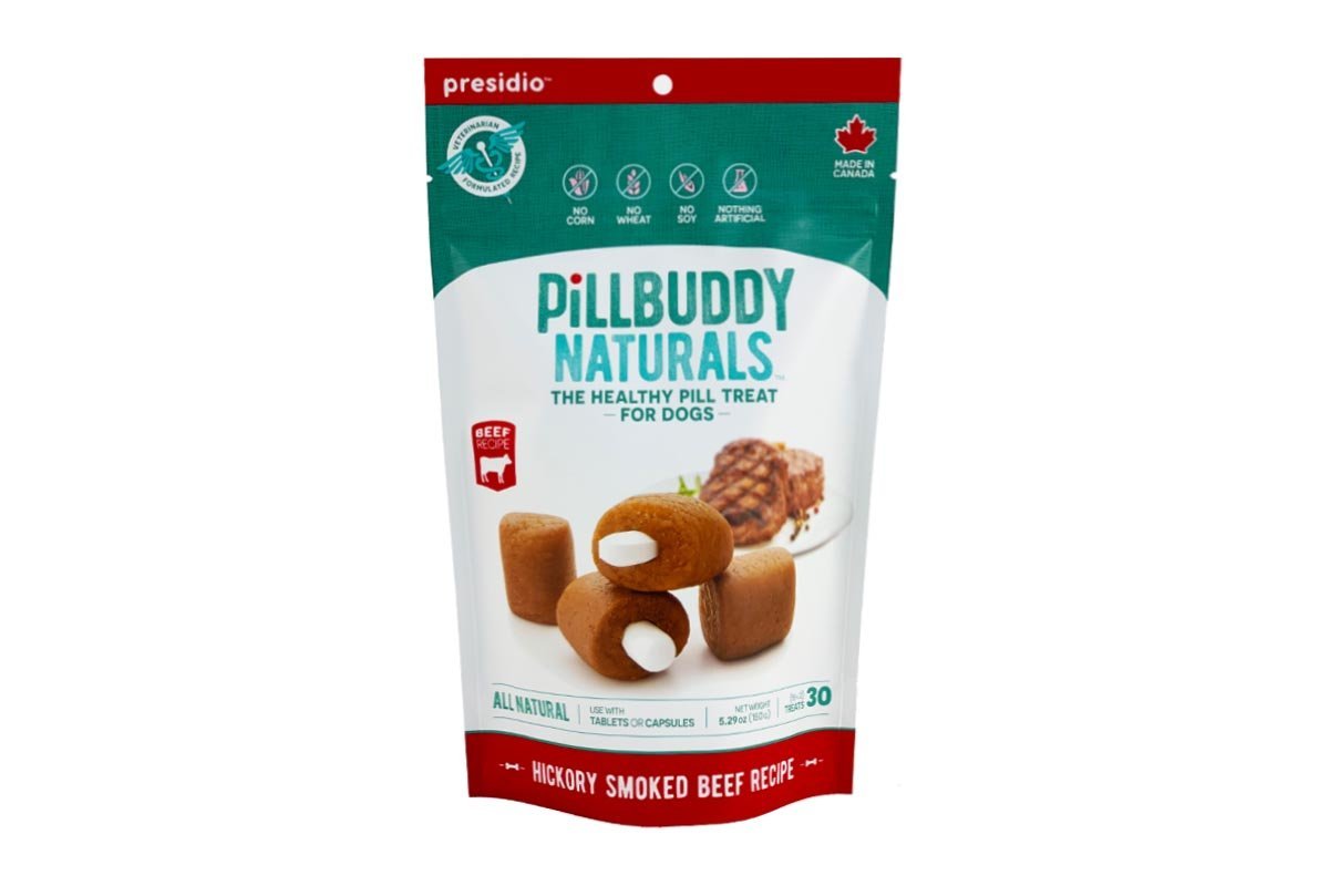 Pill Buddy Naturals Pill Hiding Hickory Smoked Beef Dog Treats