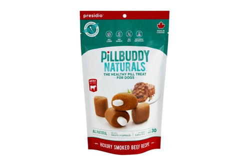 Pill Buddy Naturals Pill Hiding Hickory Smoked Beef Dog Treats