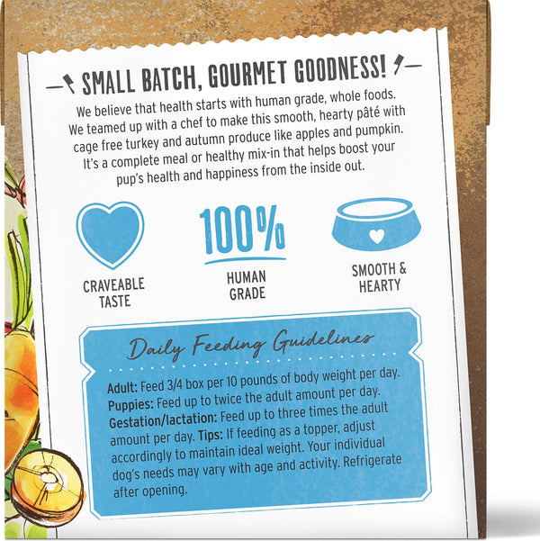 The Honest Kitchen Butcher Block Pate Turkey & Autumn Veggies Dog Food