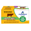 Answers Rewards Cow Cheese Bites Garlic Raw Dog & Cat Treats