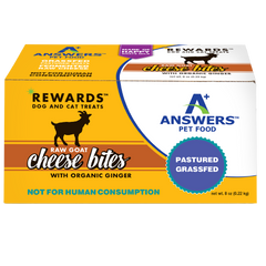 Answers Rewards Goat Cheese Bites Ginger Raw Dog & Cat Treats