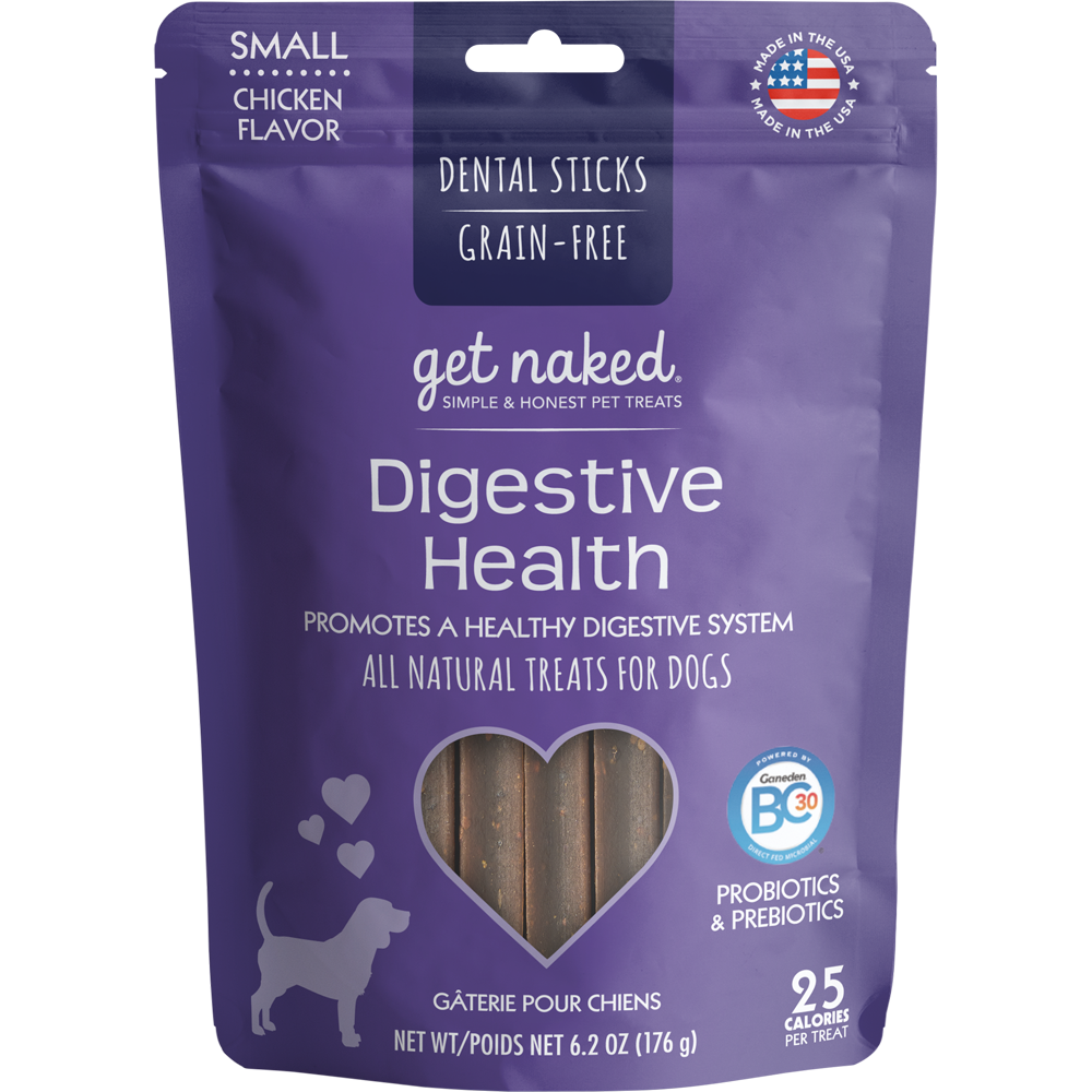 Get Naked Dental Sticks Digestive Health Dog Treats