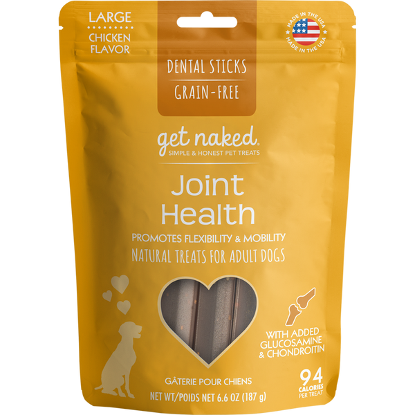 Get Naked Dental Sticks Joint Health Dog Treats