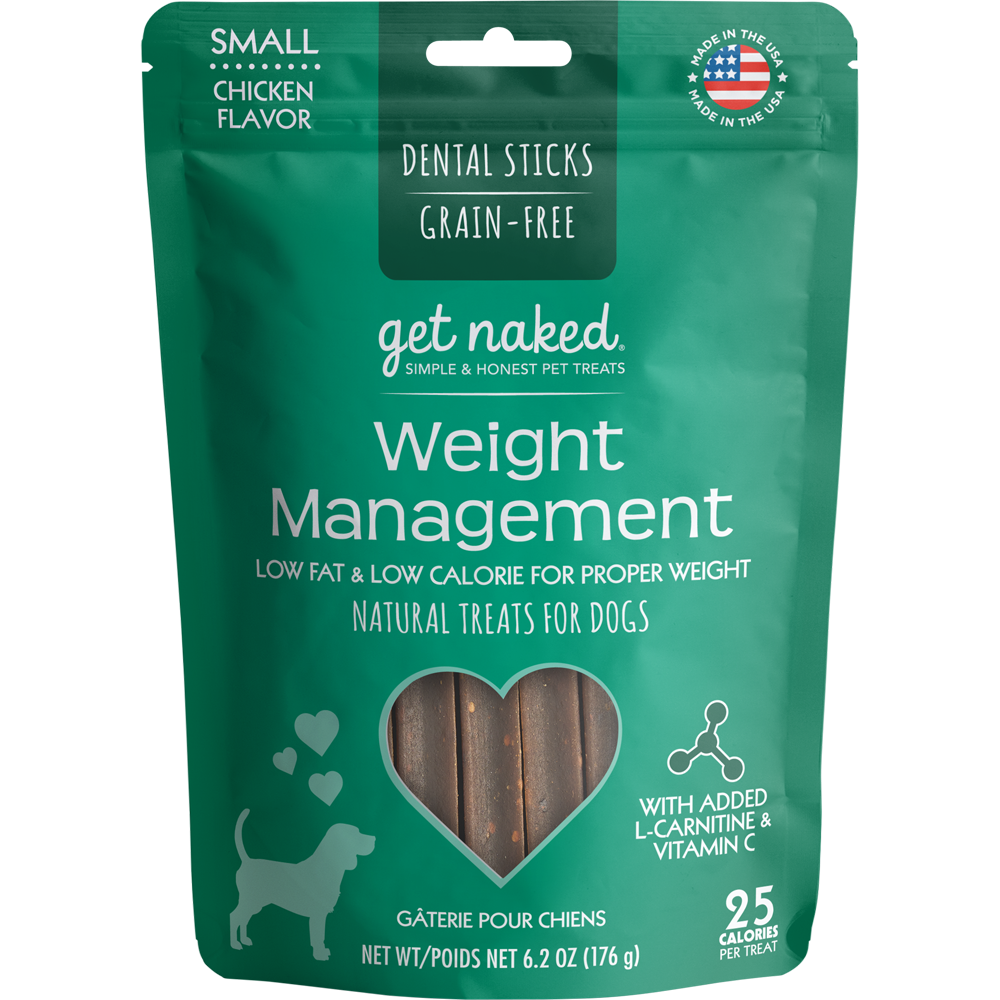 Get Naked Dental Sticks Weight Management Dog Treats