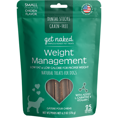 Get Naked Dental Sticks Weight Management Dog Treats