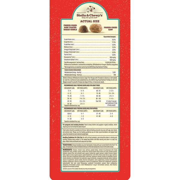 Stella & Chewy's Raw Blend Wholesome Grains Cage Free Recipe Dog Food