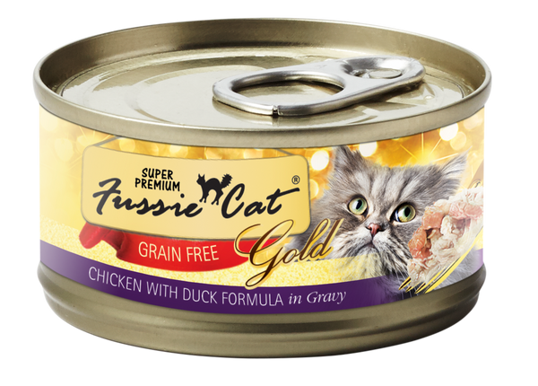 Fussie Cat Super Premium Chicken With Duck Formula In Gravy Canned Cat Food