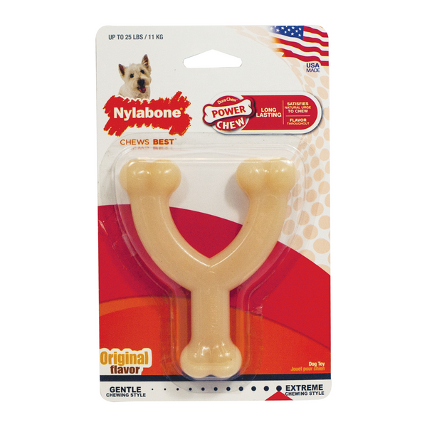 Nylabone Power Chew Wishbone Chew Dog Toy