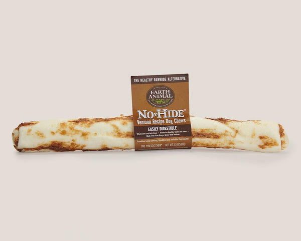 Earth Animal Venison No-Hide Wholesome Chews Dog Treats