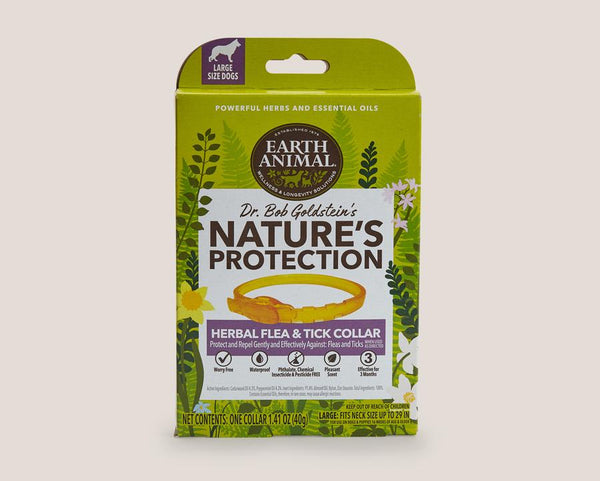 Earth Animal Nature's Protection Flea & Tick Herbal Collar For Dogs