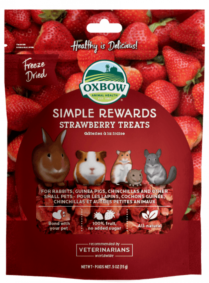 Oxbow Simple Rewards Strawberry Small Animal Treats