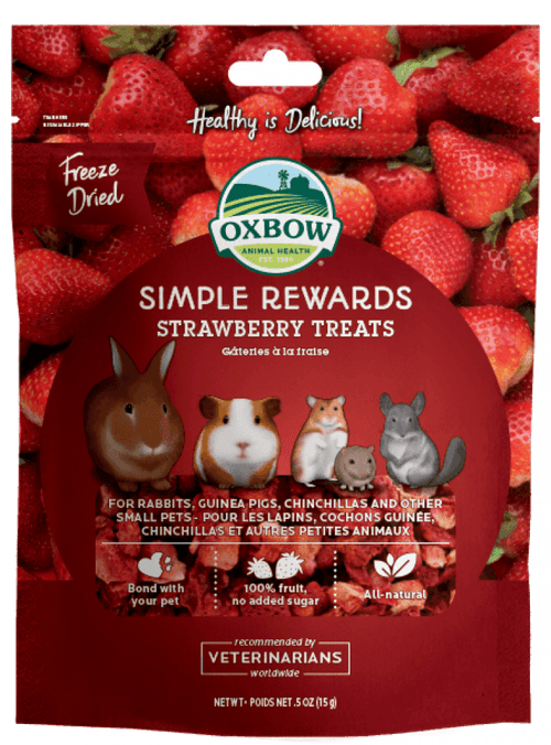 Oxbow Simple Rewards Strawberry Small Animal Treats