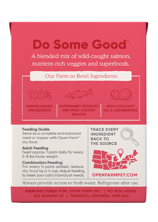 Open Farm Wild-Caught Salmon Rustic Blend Wet Cat Food