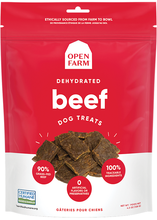 Open Farm Dehydrated Beef Dog Treats