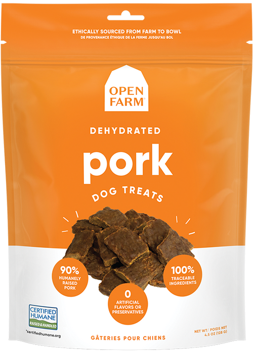 Open Farm Dehydrated Pork Dog Treats