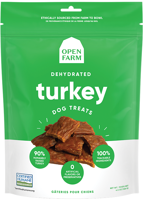 Open Farm Dehydrated Turkey Dog Treats