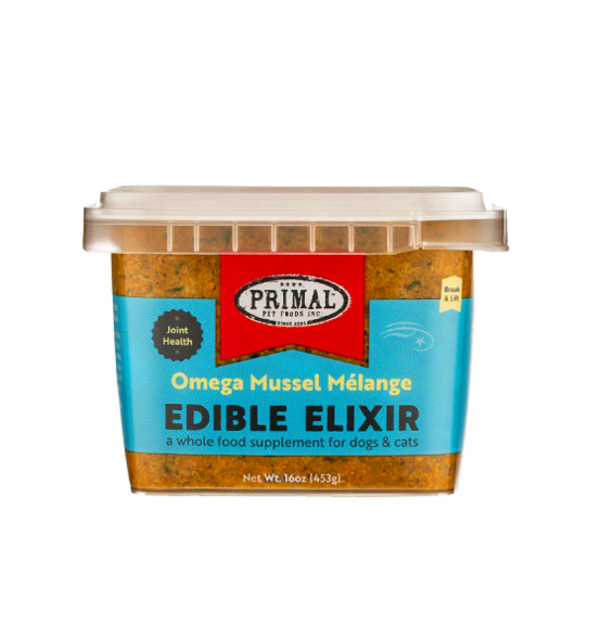 Primal Edible Elixir Omega Mussel Topper