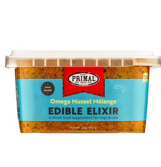 Primal Edible Elixir Omega Mussel Topper