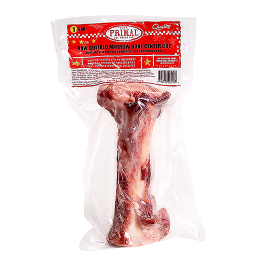 Primal Raw Recreational Buffalo Marrow Bones Center Cut