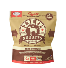 Primal Raw Frozen Lamb Nuggets Dog Food