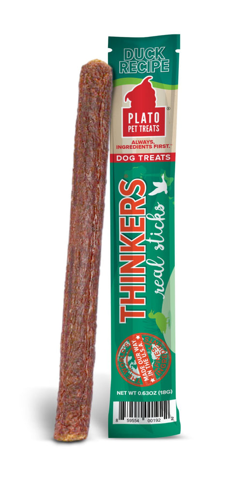 Plato Thinkers Duck Dog Treats