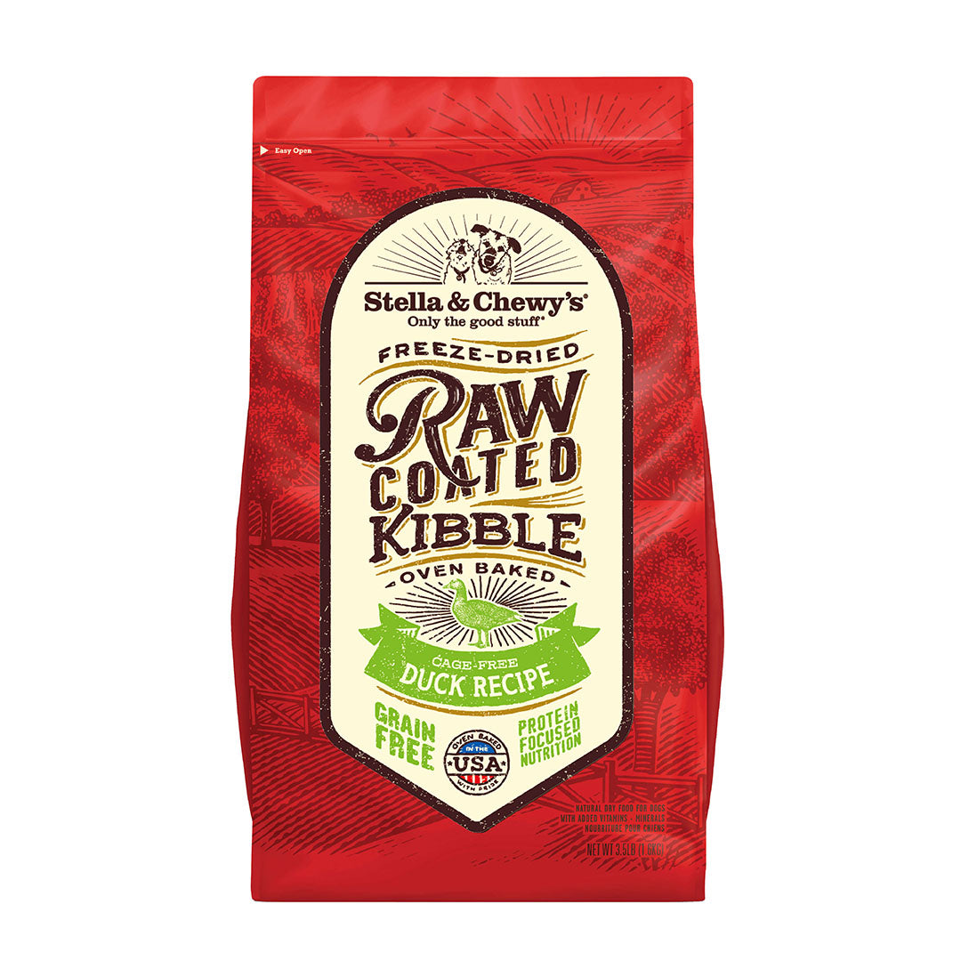 Stella & Chewy's Cage-Free Duck Raw Coated Dog Food