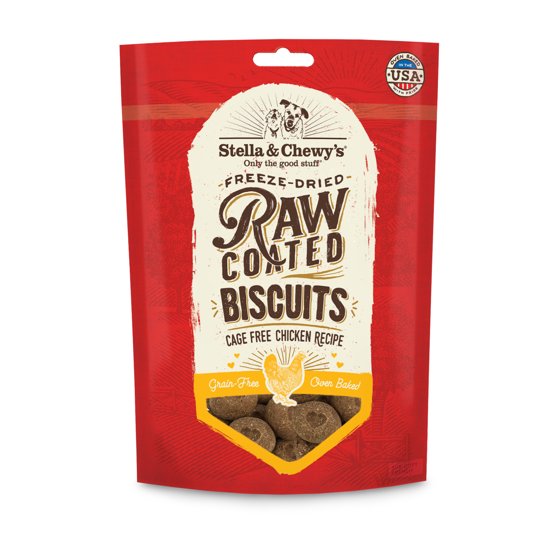 Stella & Chewy's Cage-Free Chicken Raw Coated Dog Treats