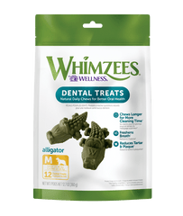 Whimzees Alligator Dental Chews Dog Treats