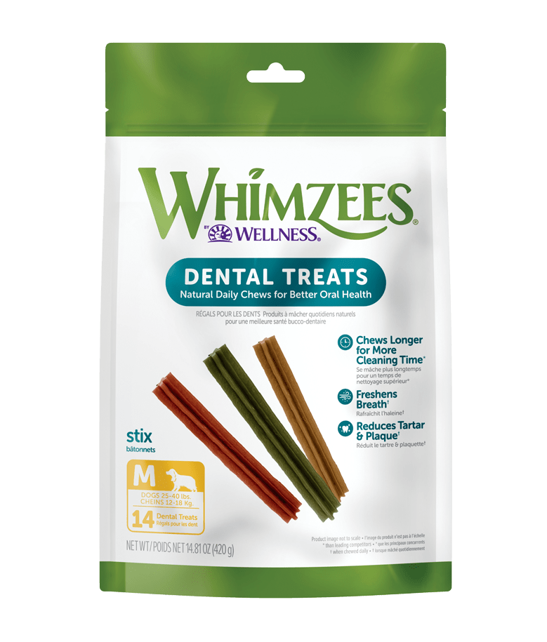 Whimzees Stix Dental Chews Dog Treats
