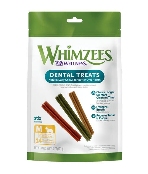 Whimzees Stix Dental Chews Dog Treats
