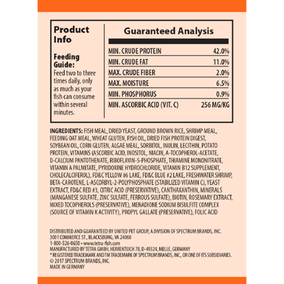 Tetra Goldfish Flakes Fish Food