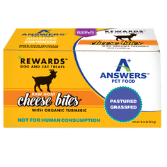 Answers Rewards Goat Cheese Bites Turmeric Raw Dog & Cat Treats