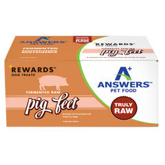 Answers Rewards Fermented Pig Feet Raw Dog Treats