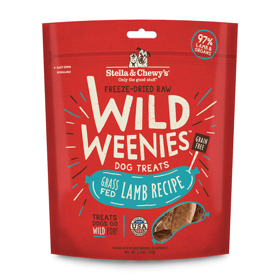 Stella & Chewy's Grass-Fed Lamb Wild Weenies Dog Treats
