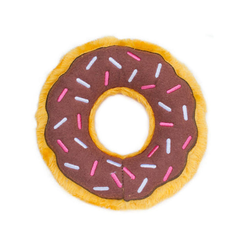 Zippy Paws Chocolate Donut Dog Toy