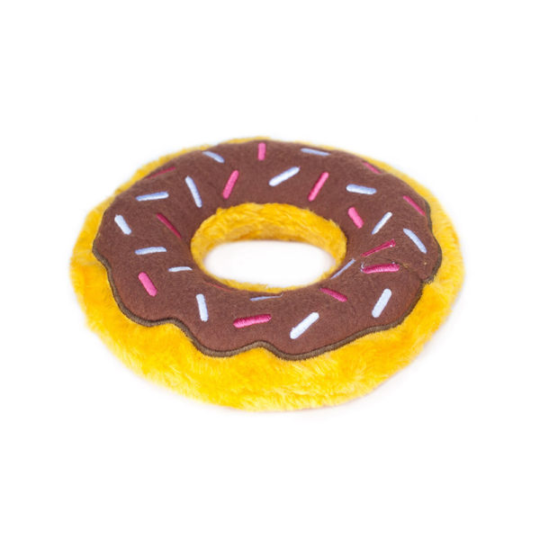 Zippy Paws Donutz - Chocolate Dog Toy