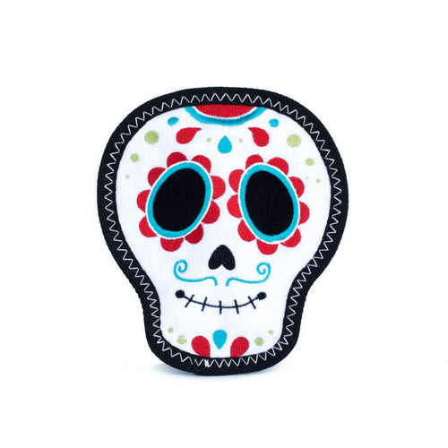 Zippy Paws Z-Stitch Santiago The Sugar Skull Dog Toy