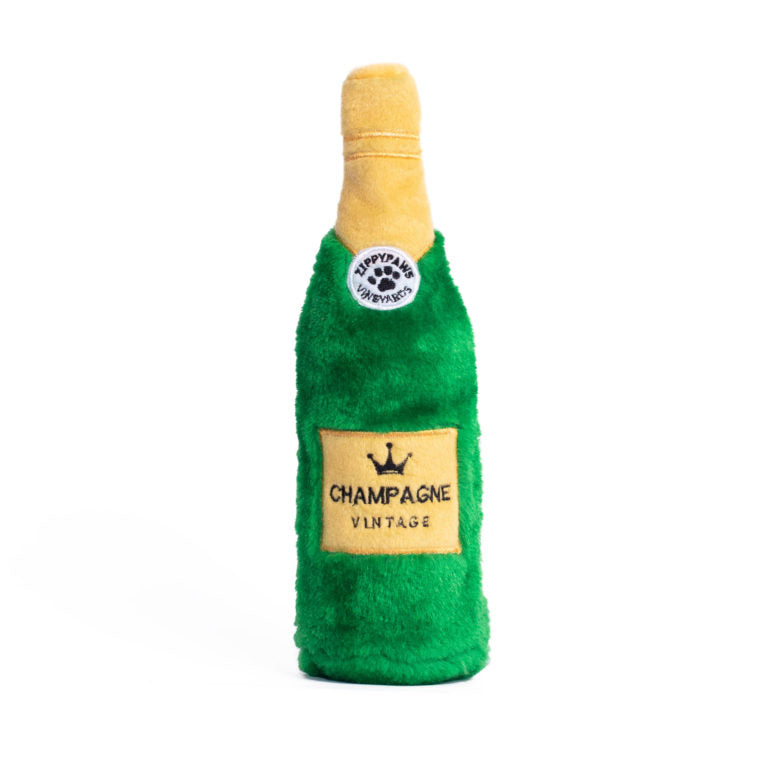 Zippy Paws Happy Hour Crusherz - Champagne Dog Toy
